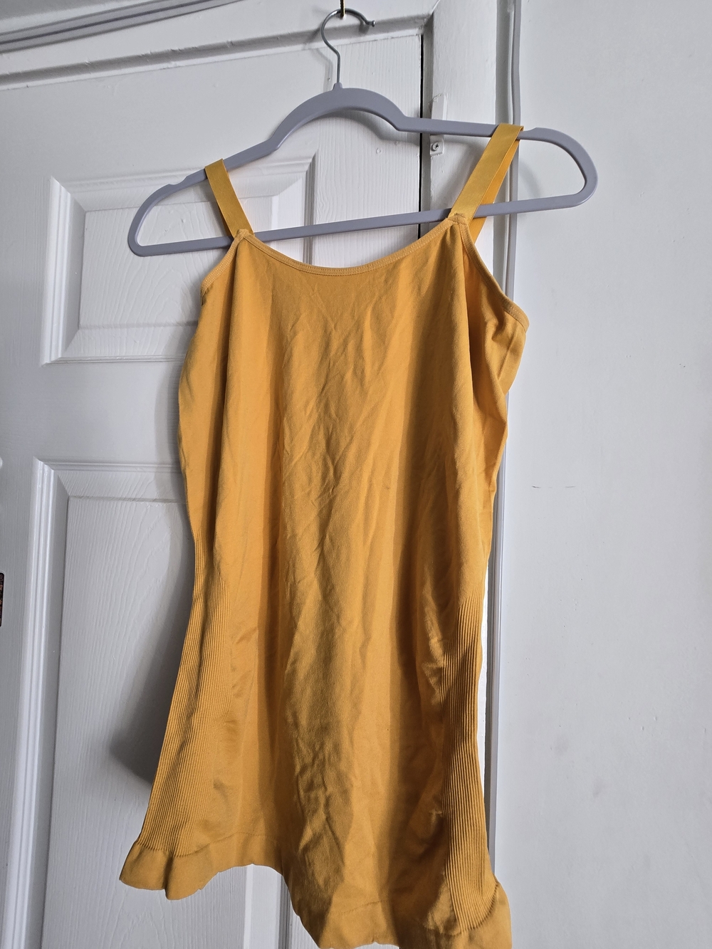 Women's Yellow Tank Cami Top By Ultra Teeze